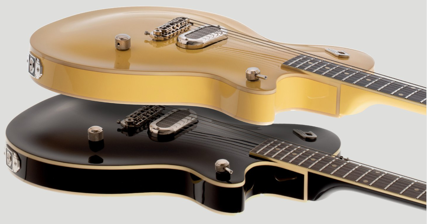 Duesenberg Senior Chambered H Ht Rw - Blonde - Single cut electric guitar - Variation 2