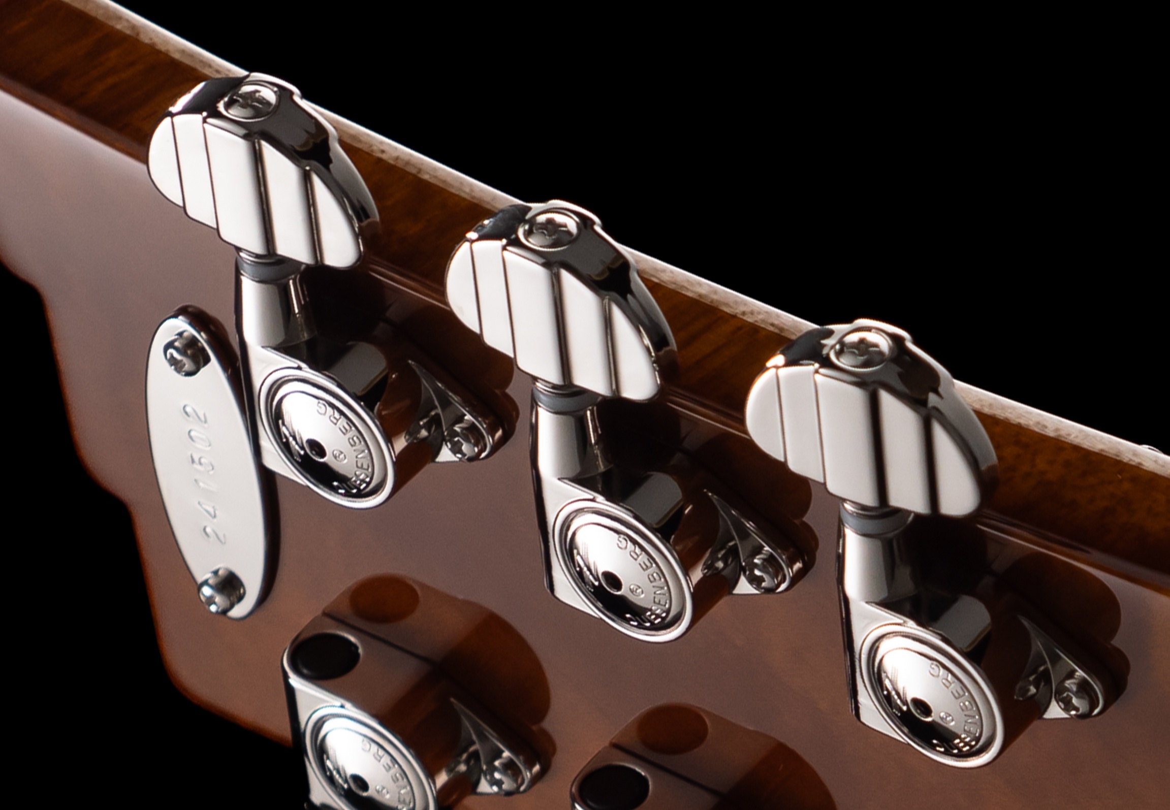 Duesenberg Starplayer Cbr Hs Trem Bigsby Rw - Transparent Black Burst - Semi-hollow electric guitar - Variation 9