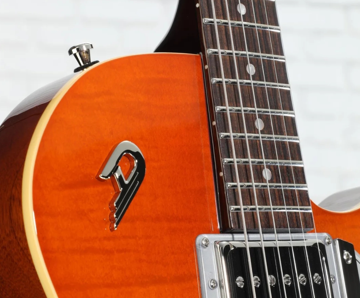 Duesenberg Starplayer Cbr Hs Trem Bigsby Rw - Transparent Vintage Orange - Semi-hollow electric guitar - Variation 3