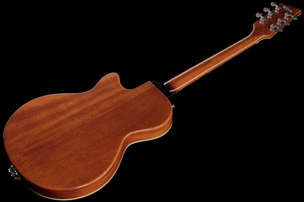 Duesenberg Starplayer Cbr Hs Trem Bigsby Rw - Transparent Black Burst - Semi-hollow electric guitar - Variation 6