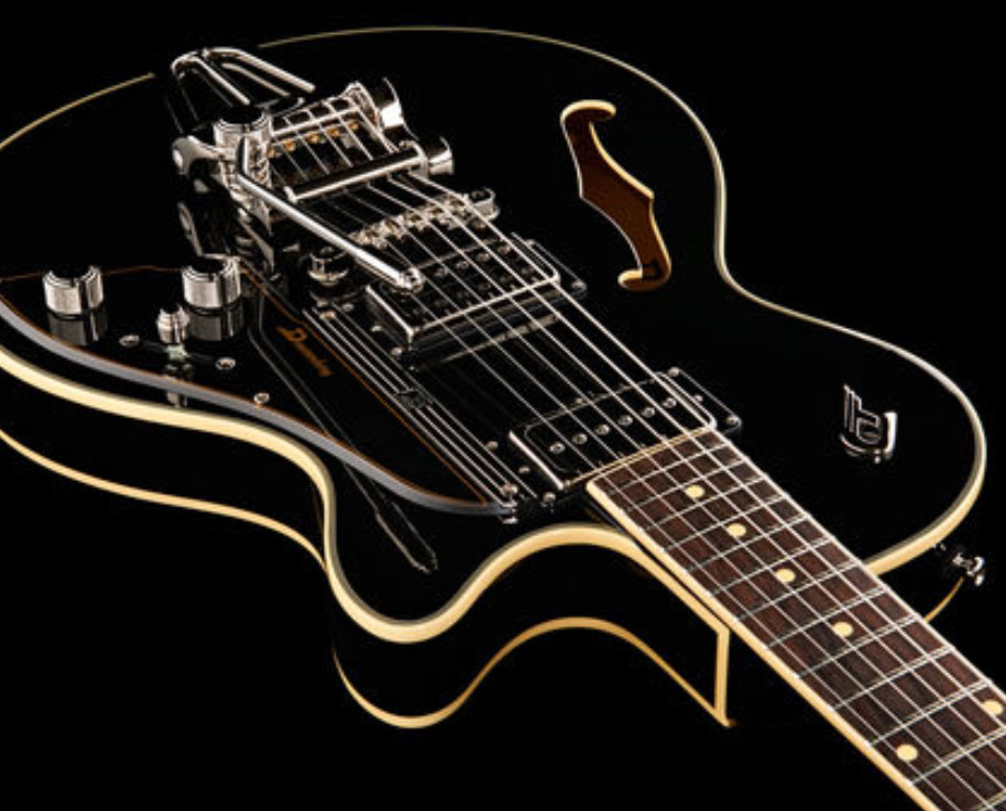Duesenberg Starplayer Iii Hs Trem Rw - Black - Semi-hollow electric guitar - Variation 2