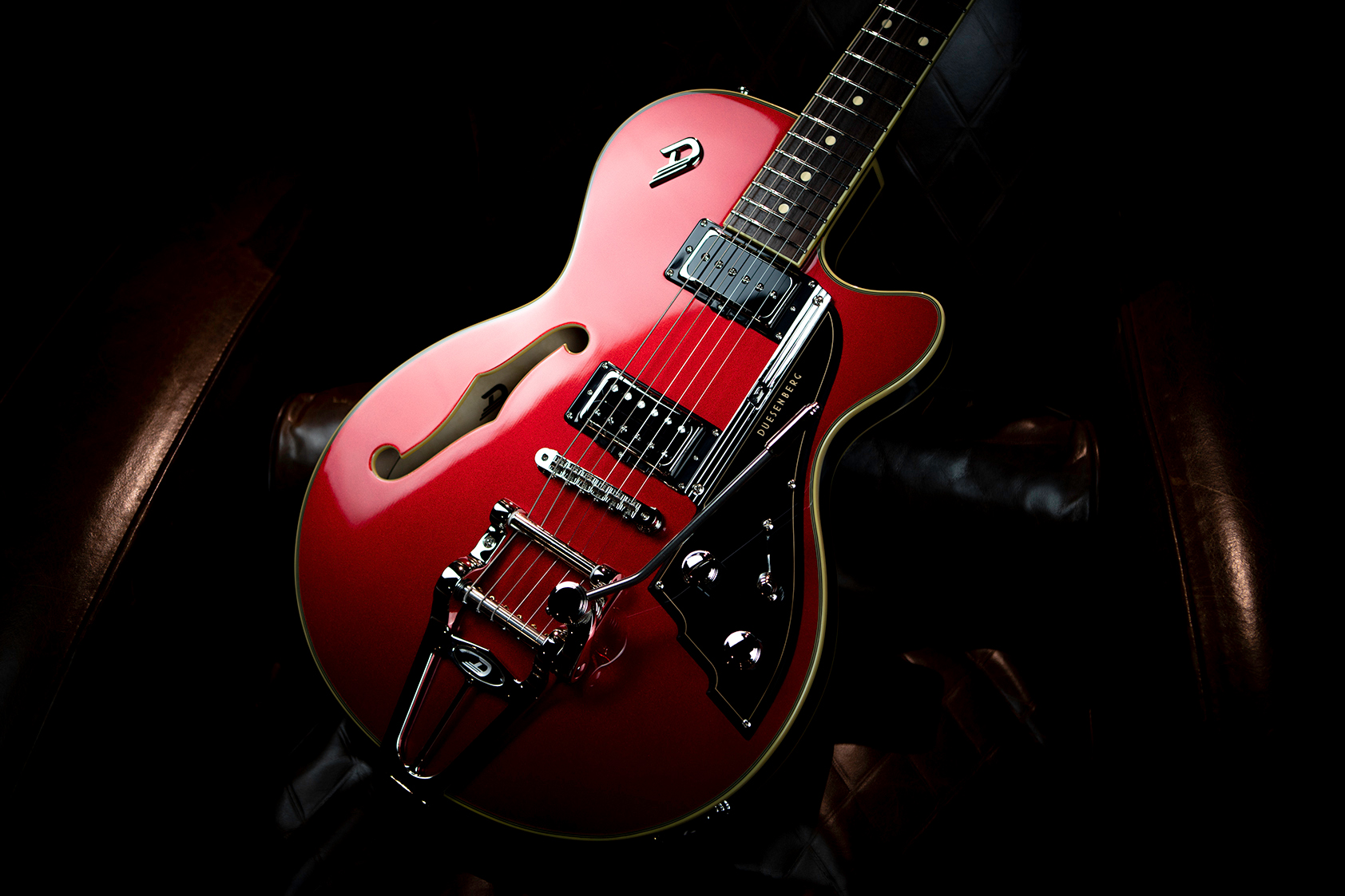 Duesenberg Starplayer Iii Hs Trem Rw - Catalina Red - Semi-hollow electric guitar - Variation 2