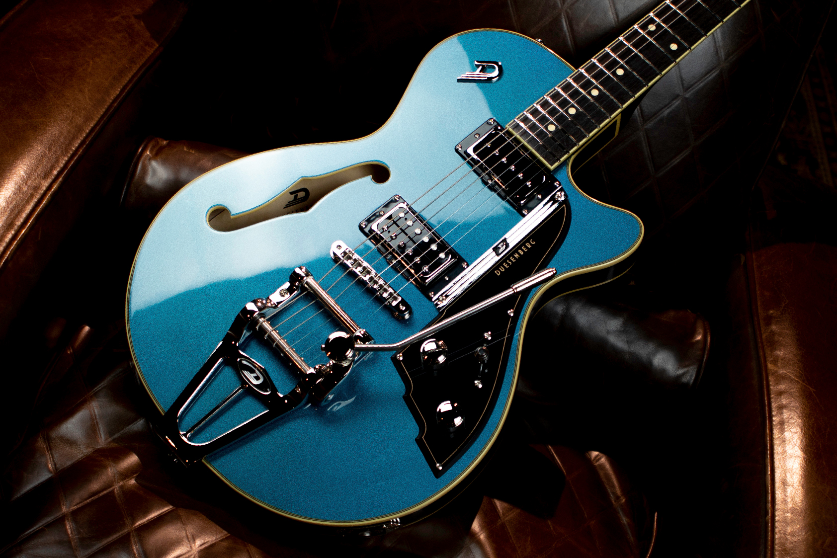 Duesenberg Starplayer Iii Hs Trem Rw - Catalina Blue - Semi-hollow electric guitar - Variation 2