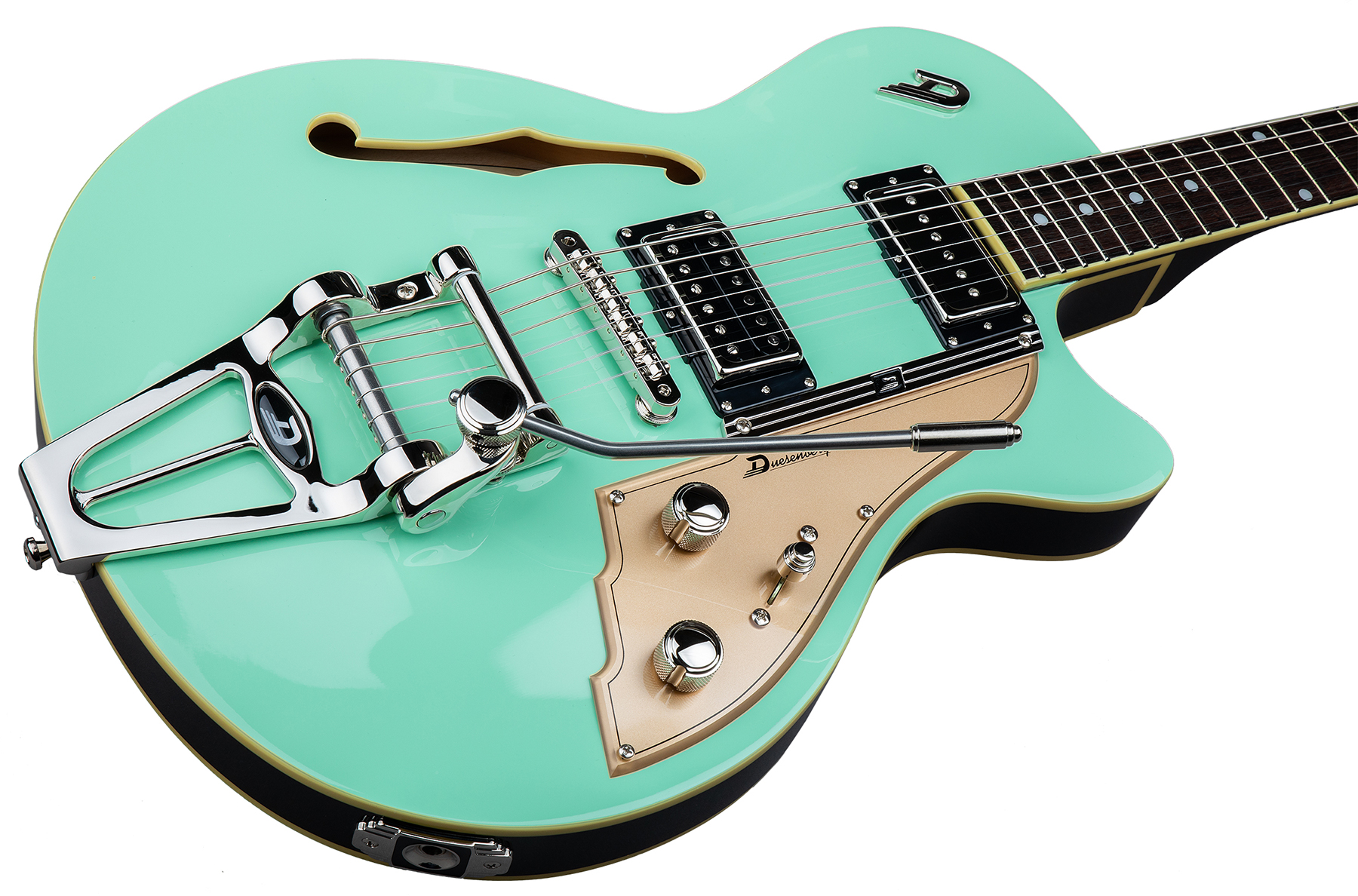 Duesenberg Starplayer Tv Hs Trem Rw - Surf Green - Semi-hollow electric guitar - Variation 4