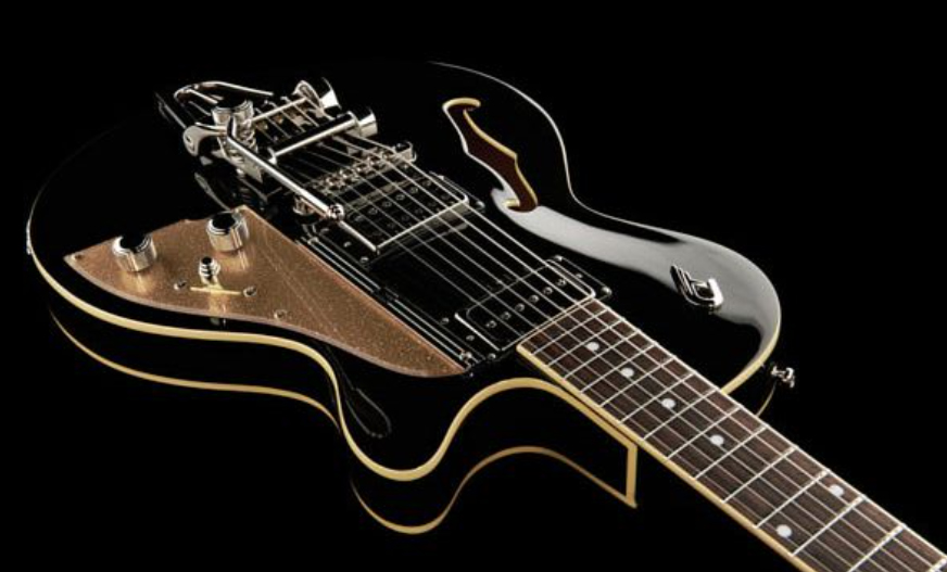 Duesenberg Starplayer Tv Hs Trem Rw - Black - Semi-hollow electric guitar - Variation 3