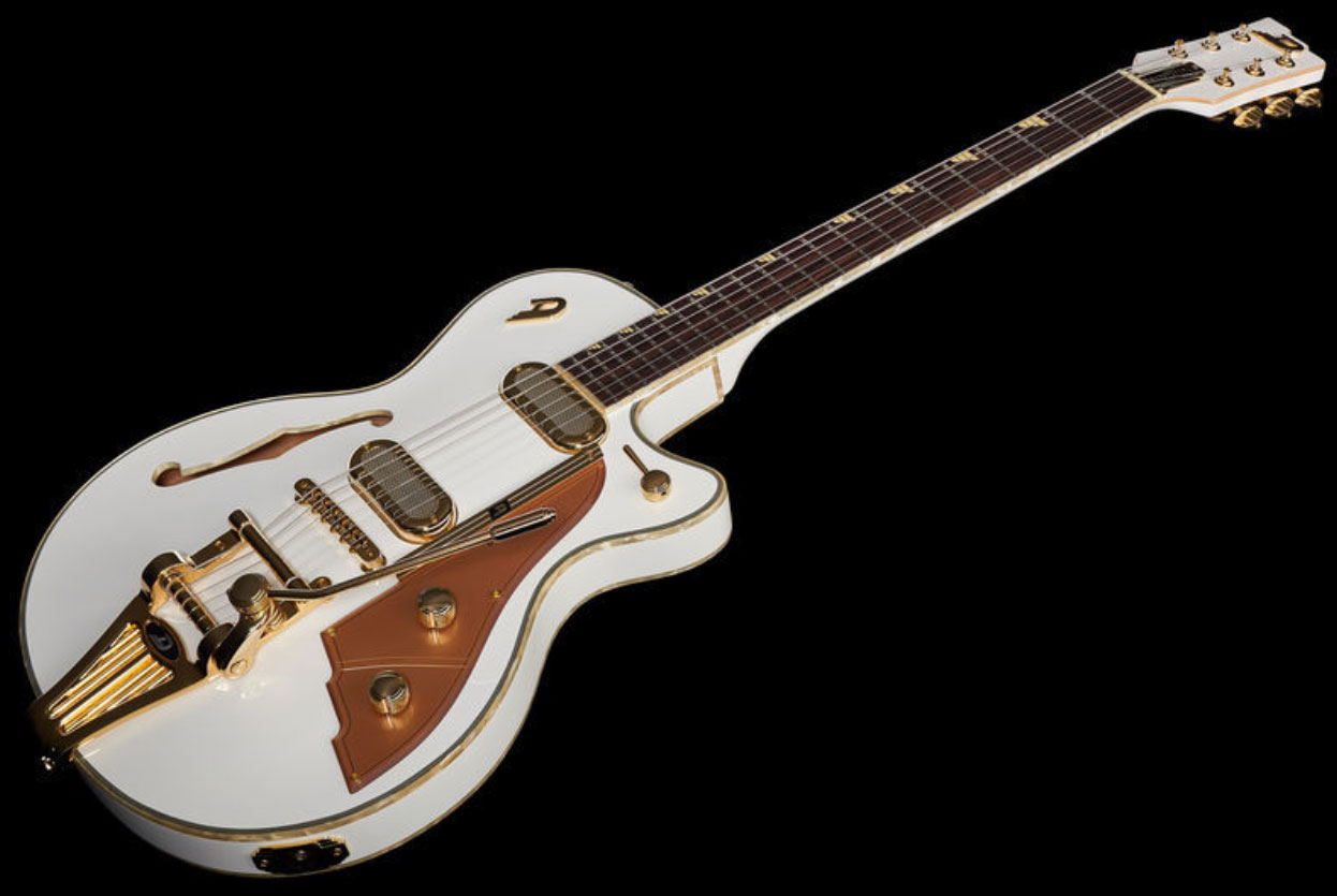 Duesenberg Starplayer Tv Phonic Hs Trem Rw - Venitian White - Single cut electric guitar - Variation 1