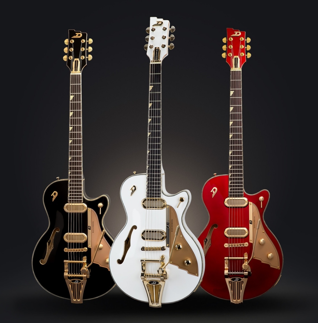 Duesenberg Starplayer Tv Phonic Hs Trem Rw - Balboa Pearl Red - Semi-hollow electric guitar - Variation 4