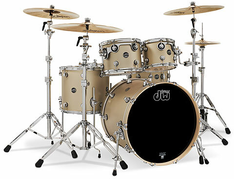 Dw Kit Performance 4 Futs Erable - 4 FÛts - Gold Mist - Standard drum kit - Main picture
