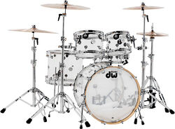 Fusion drum kit Dw DESIGN SERIES Kit 5 fûts Fusion 22'' ACRYLIC - 5 shells - Acrylic