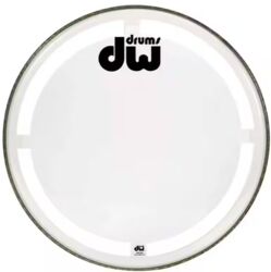 Bass drum drumhead Dw Peau De Grosse Caisse Coated Clear - 23 inches