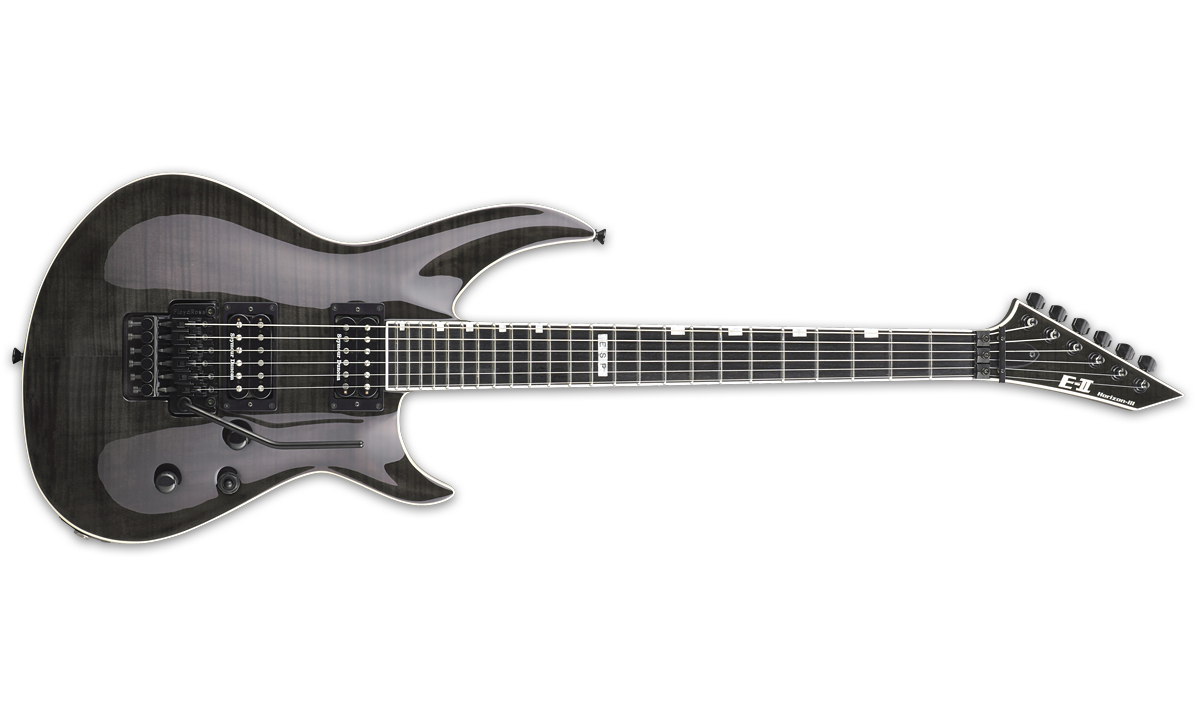 Esp E-ii Horizon Iii Fm Fr Stblk Hh Seymour Duncan Fr Eb - See Thru Black - Str shape electric guitar - Variation 1