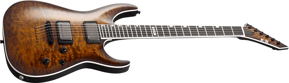 Esp E-ii Horizon Nt-ii Jap 2h Emg Ht Eb - Amber Cherry Sunburst - Str shape electric guitar - Variation 1