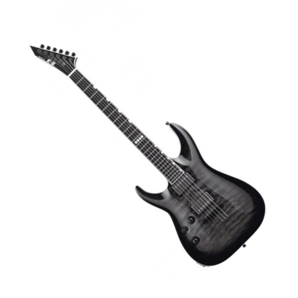 Solid body electric guitar Esp E-II Horizon NT-II Left Hand (Seymour Duncan) - see thru black sunburst