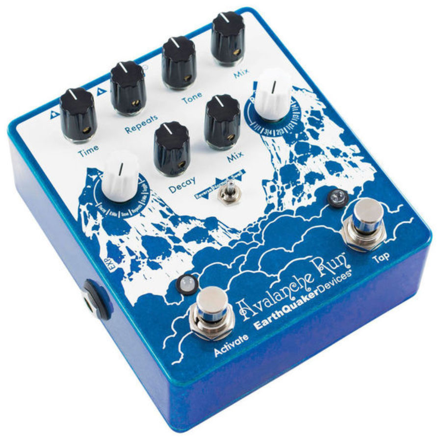 Earthquaker Avalanche Run Stereo Delay Reverb V2 - Reverb, delay & echo effect pedal - Variation 1