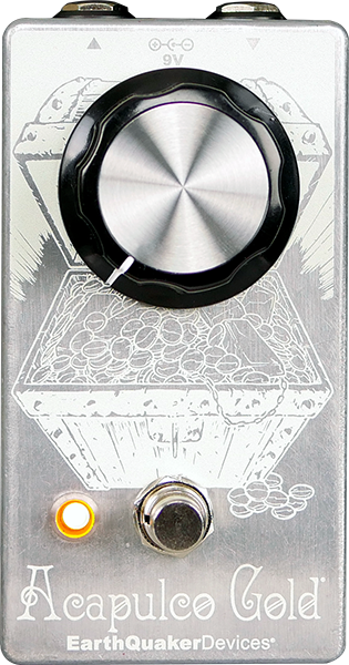 Earthquaker Acapulco Gold Cream / Aluminum Ltd - Overdrive, distortion & fuzz effect pedal - Main picture