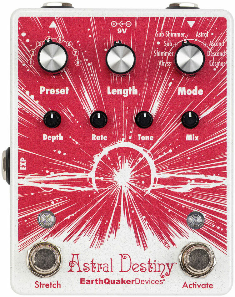 Earthquaker Astral Destiny Reverb - Reverb, delay & echo effect pedal - Main picture