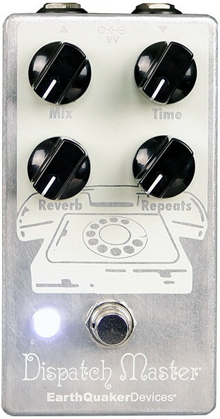 Earthquaker Dispatch Master Cream / Aluminum Ltd - Reverb, delay & echo effect pedal - Main picture