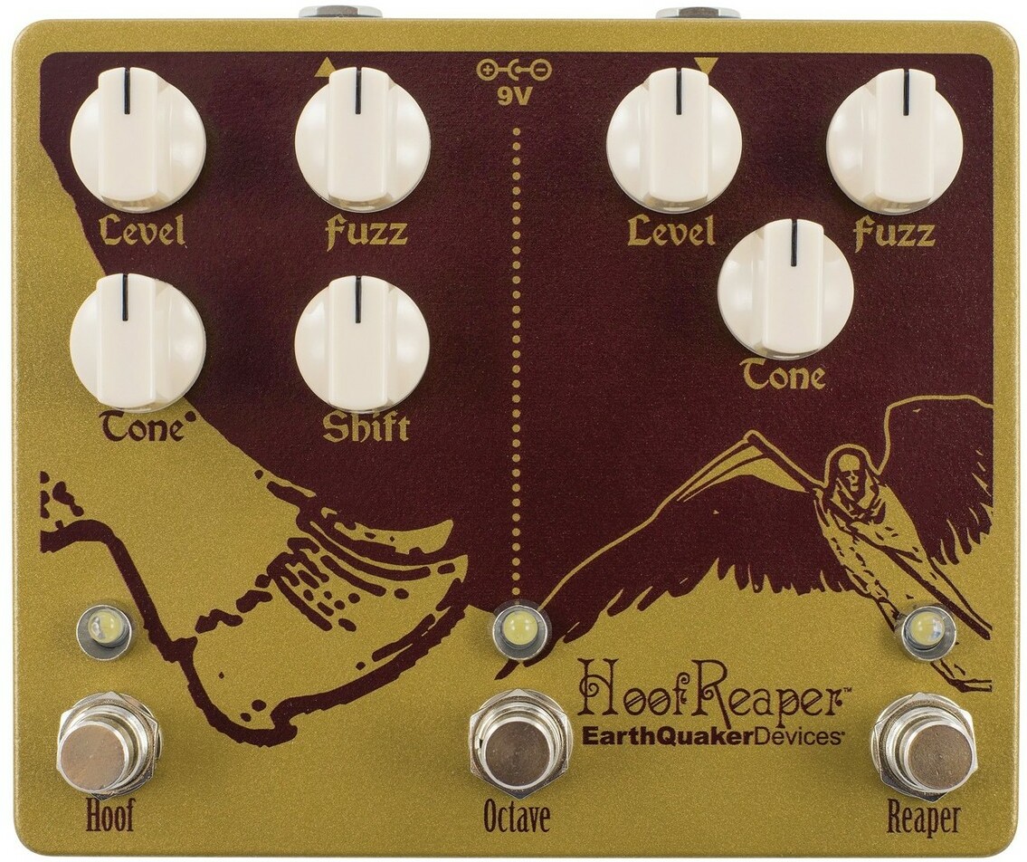 Earthquaker Hoof Reaper V2 Fuzz With Octave - Overdrive, distortion & fuzz effect pedal - Main picture