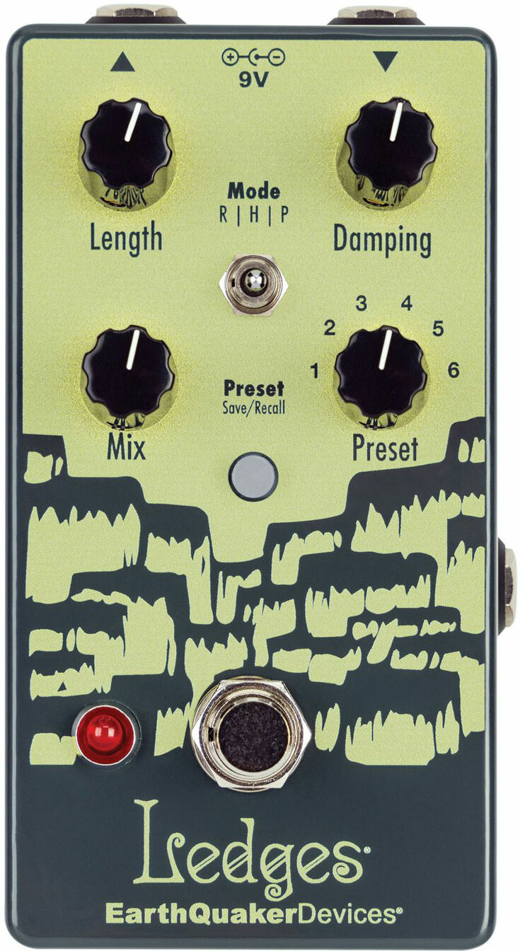 Earthquaker Ledges Tri-dimensional Reverbation Machine - Reverb, delay & echo effect pedal - Main picture