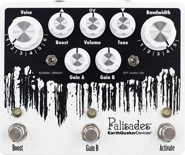 Earthquaker Palisades V2 - Overdrive, distortion & fuzz effect pedal - Main picture