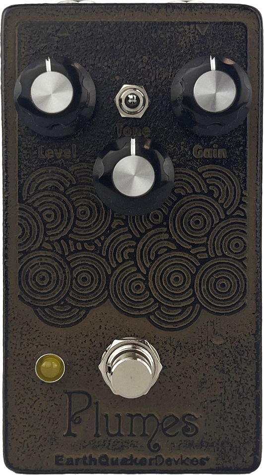 Earthquaker Devices Plumes Overdrive Ltd Kgr Collector Cast Iron - Overdrive, distortion & fuzz effect pedal - Main picture