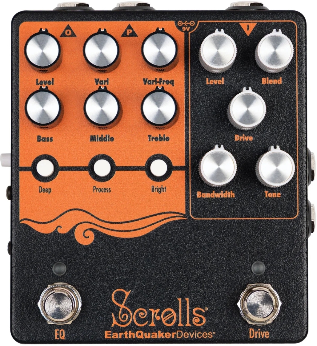 Earthquaker Devices Scrolls Bass Odyssey Overdrive / Eq - Overdrive, distortion, fuzz effect pedal for bass - Main picture