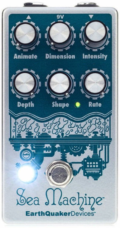 Earthquaker Sea Machine V3 Super Chorus - Modulation, chorus, flanger, phaser & tremolo effect pedal - Main picture