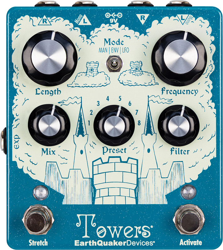 Earthquaker Devices Towers - Reverb, delay & echo effect pedal - Main picture