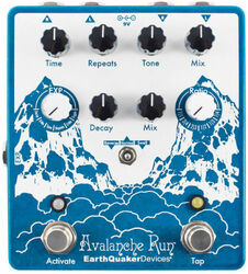 Reverb, delay & echo effect pedal Earthquaker devices Avalanche Run Stereo Reverb & Delay V2