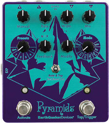 Modulation, chorus, flanger, phaser & tremolo effect pedal Earthquaker Pyramids Flanger