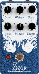 Overdrive, distortion & fuzz effect pedal Earthquaker Zoar