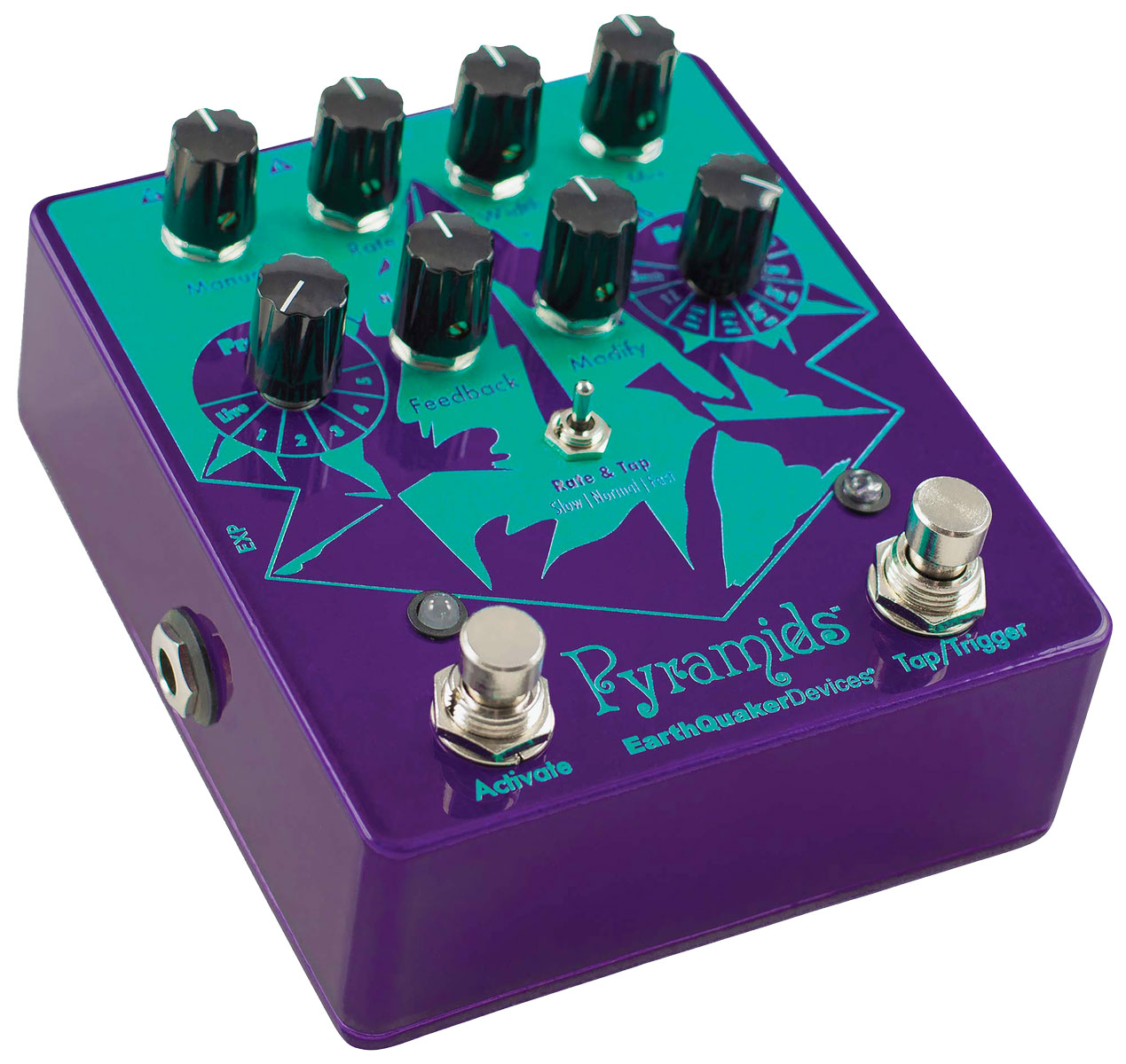 Earthquaker Pyramids Flanger - Modulation, chorus, flanger, phaser & tremolo effect pedal - Variation 2