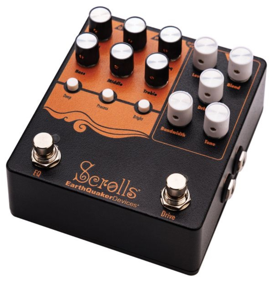 Earthquaker Devices Scrolls Bass Odyssey Overdrive / Eq - Overdrive, distortion, fuzz effect pedal for bass - Variation 1