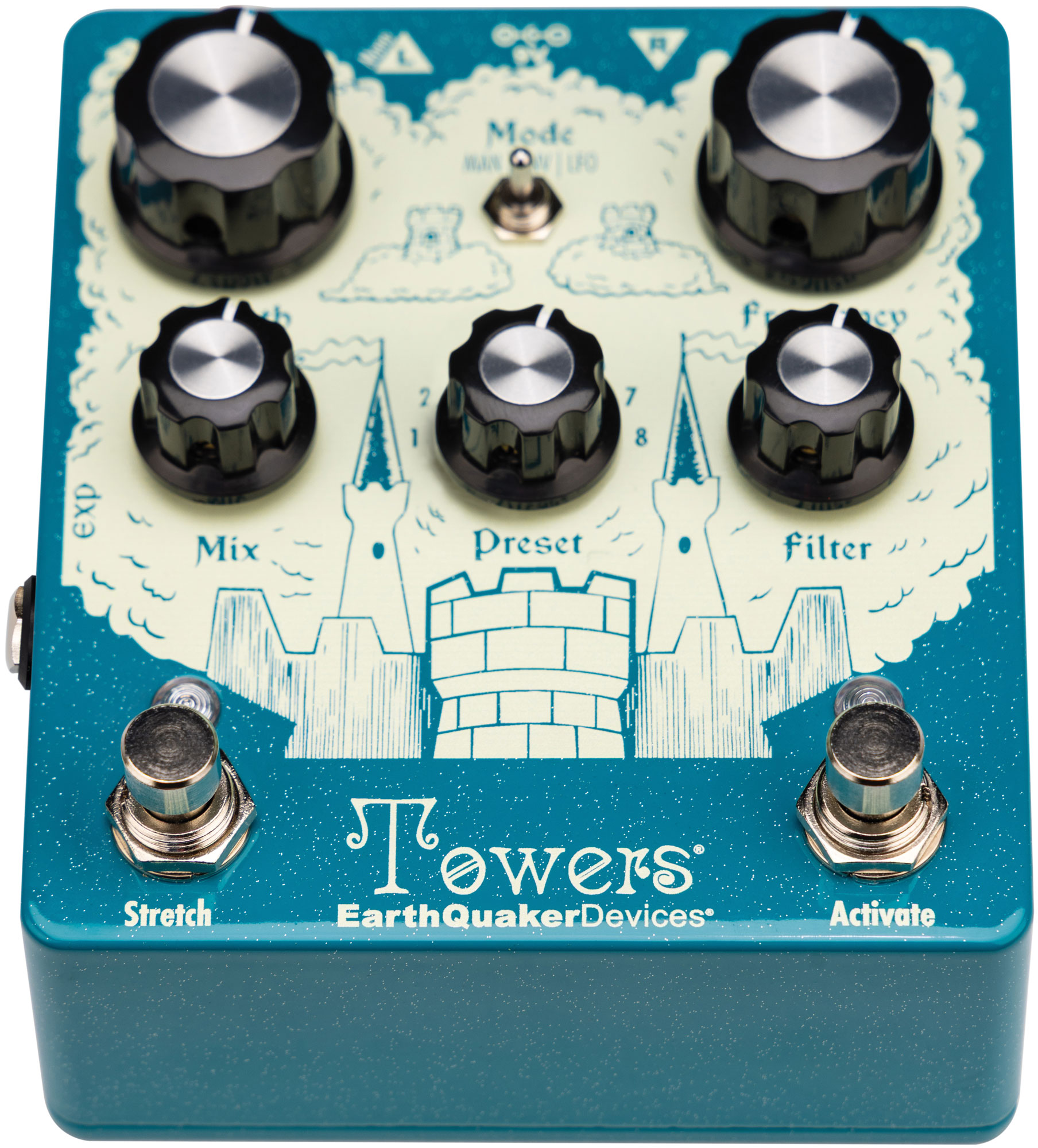 Earthquaker Devices Towers - Reverb, delay & echo effect pedal - Variation 1