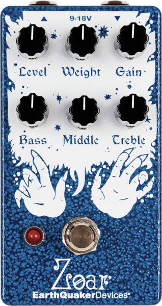 Overdrive, distortion & fuzz effect pedal Earthquaker Zoar