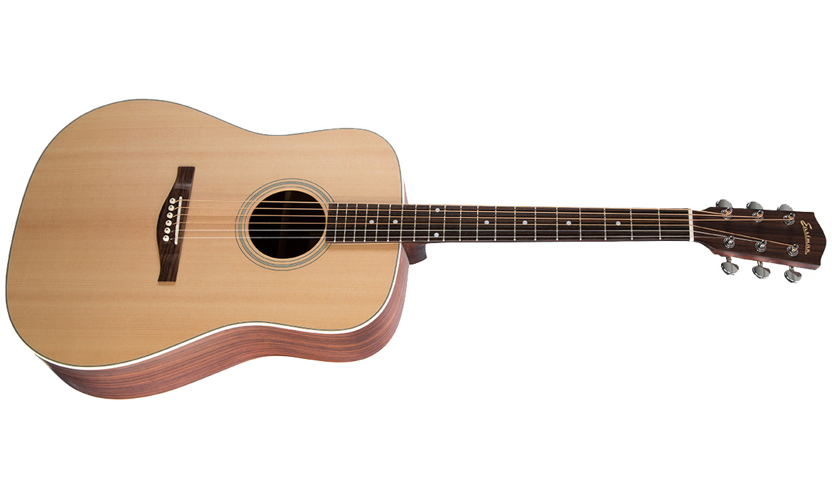 Eastman Ac220 Dreadnought Epicea Palissandre Rw +housse - Natural - Acoustic guitar & electro - Variation 1