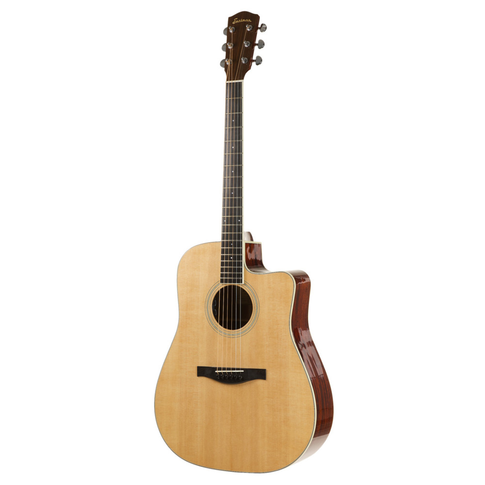 Eastman Ac320ce Dreadnought Cw Epicea Sapele +etui - Natural Gloss - Acoustic guitar & electro - Variation 2