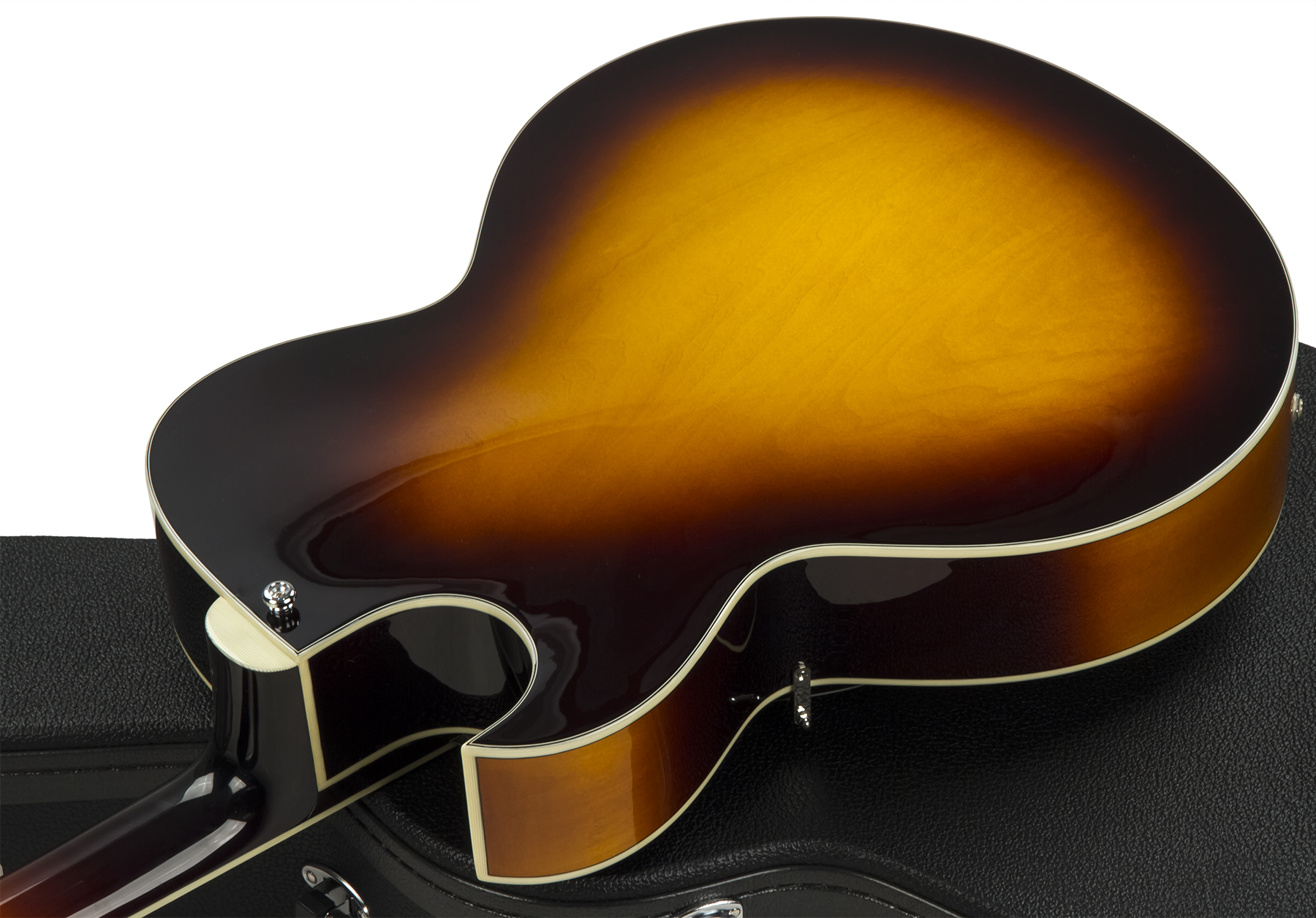 Eastman Ar372ce Archtop Tout Erable Rw +etui - Sunburst - Hollow-body electric guitar - Variation 2