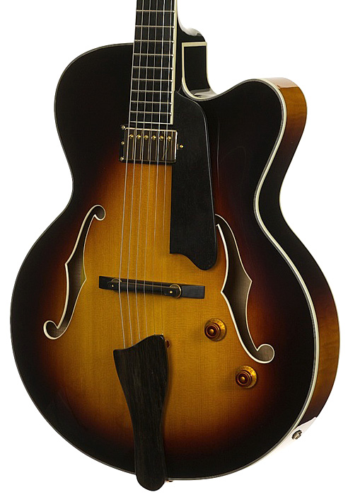 Eastman Ar503ce Archtop Solid Top H Ht Eb +etui - Sunburst - Hollow-body electric guitar - Variation 3