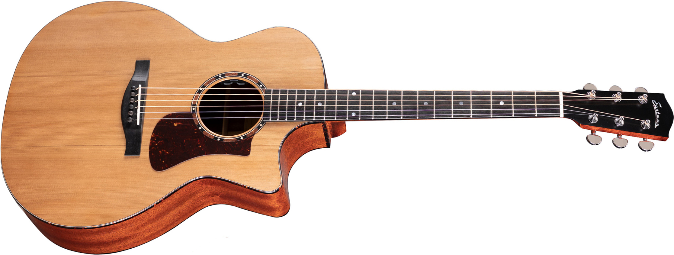 Eastman Ac122-1ce Grand Auditorium Cw Epicea Sapele Eb +housse - Natural - Electro acoustic guitar - Main picture