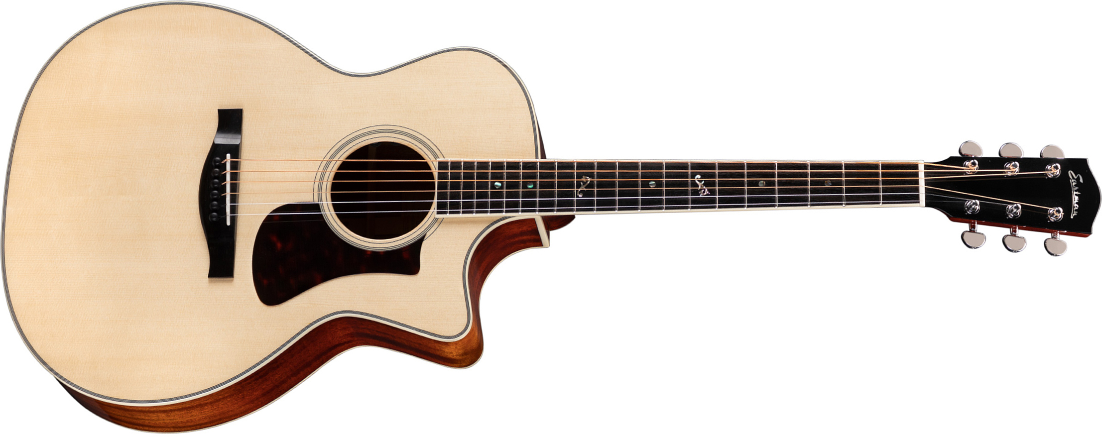 Eastman Ac322ce Grand Auditorium Cw Epicea Sapele Eb - Natural - Electro acoustic guitar - Main picture