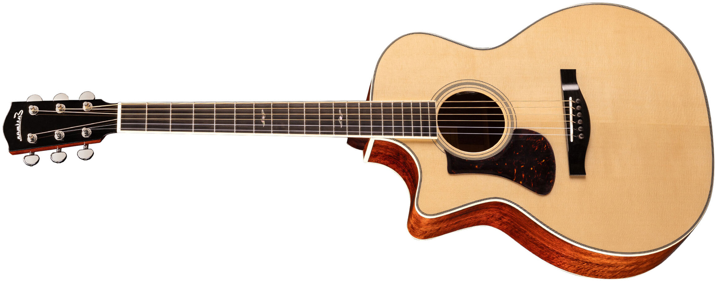 Eastman Ac322lce Grand Auditorium Cw Gaucher Epicea Acajou Eb - Truetone Gloss Natural - Left-handed folk guitar - Main picture