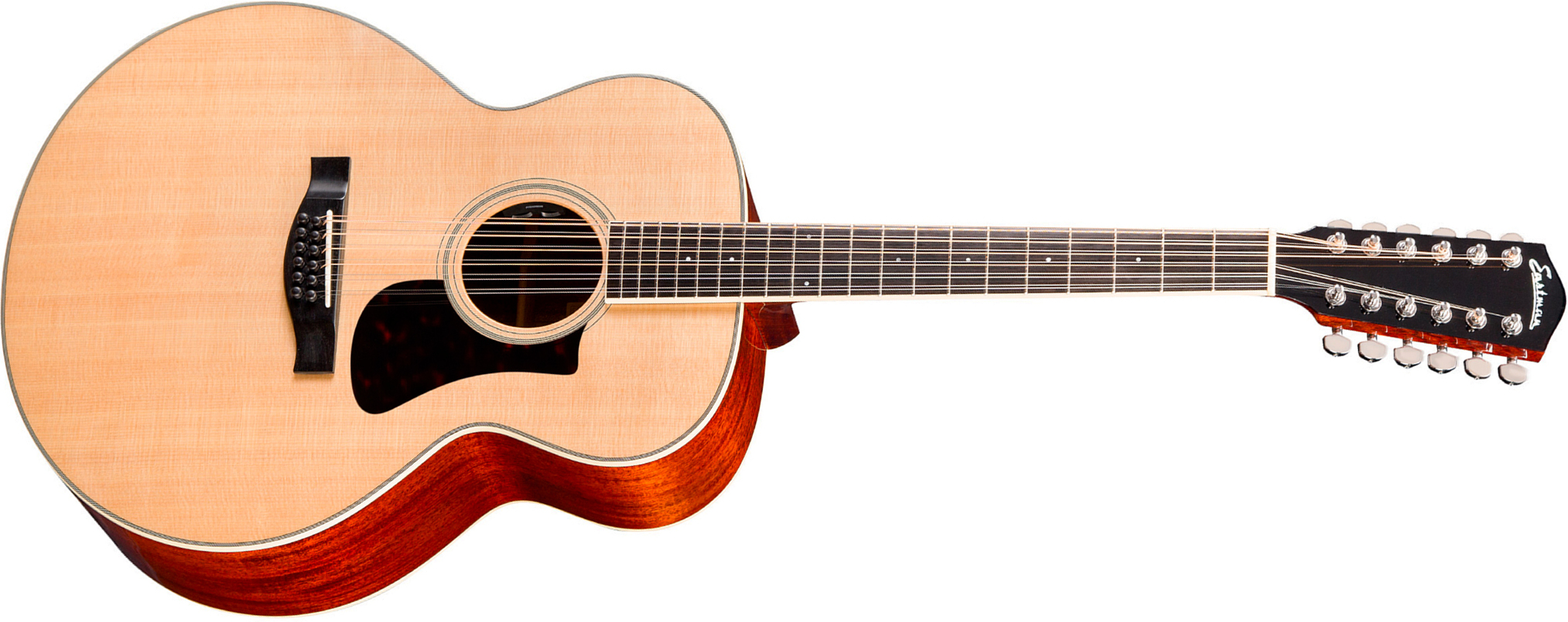 Eastman Ac330e-12 Jumbo 12c Epicea Acajou Eb - Truetone Gloss Natural - Folk guitar - Main picture