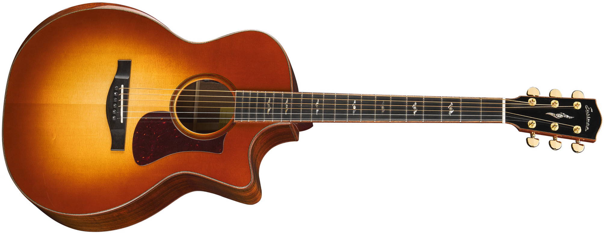 Eastman Ac522ce Grand Auditorium Cw Epicea Acajou Eb - Goldburst Truetone Gloss - Electro acoustic guitar - Main picture