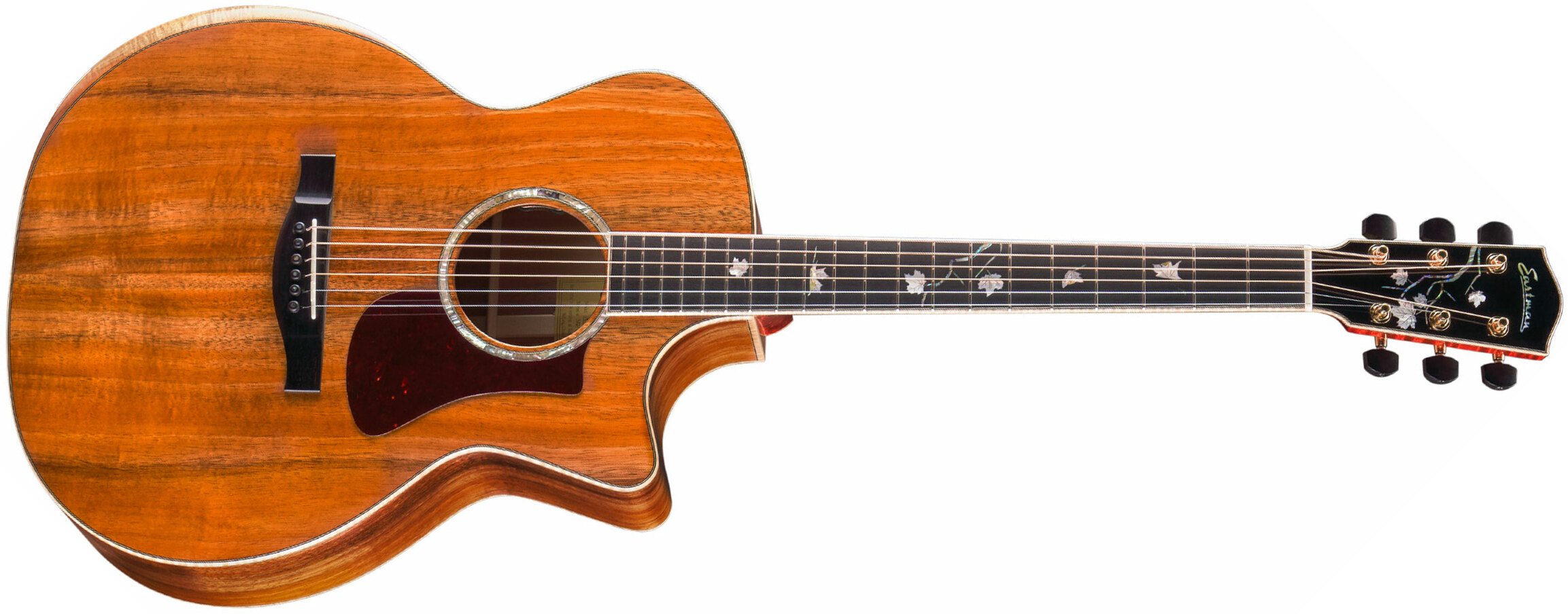 Eastman Ac622ce-koa-ltd Grand Auditorium Cw Tout Koa Eb - Natural - Acoustic guitar & electro - Main picture