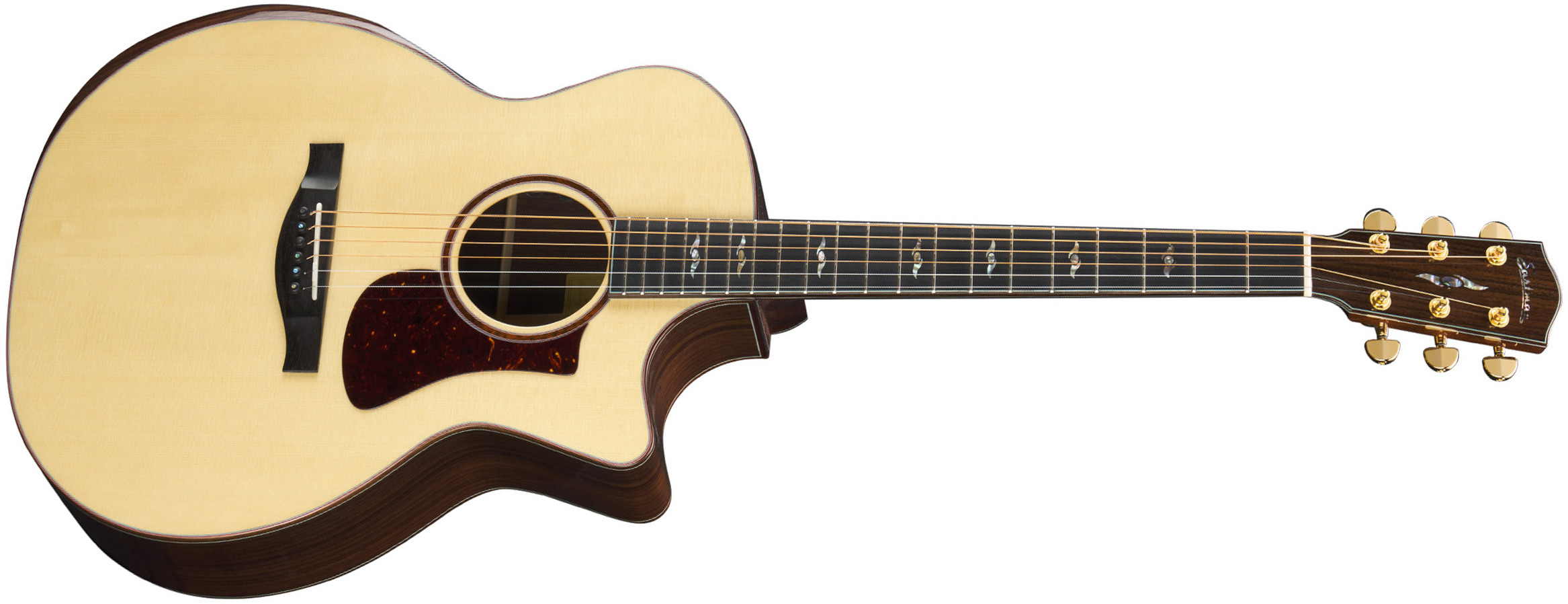 Eastman Ac722ce Grand Auditorium Cw Epicea  Palissandre Eb - Natural Truetone Gloss - Electro acoustic guitar - Main picture