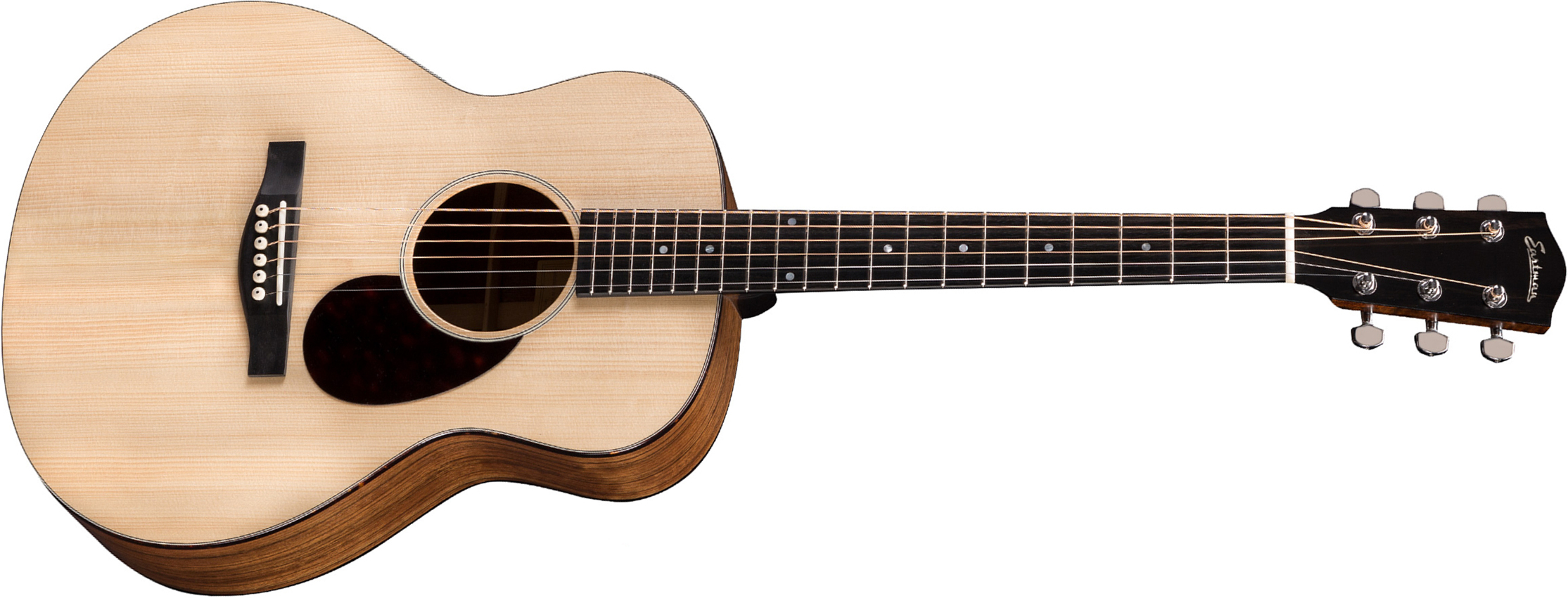 Eastman Actg2e Travel Epicea Ovangkol Eb +housse - Natural - Acoustic guitar & electro - Main picture
