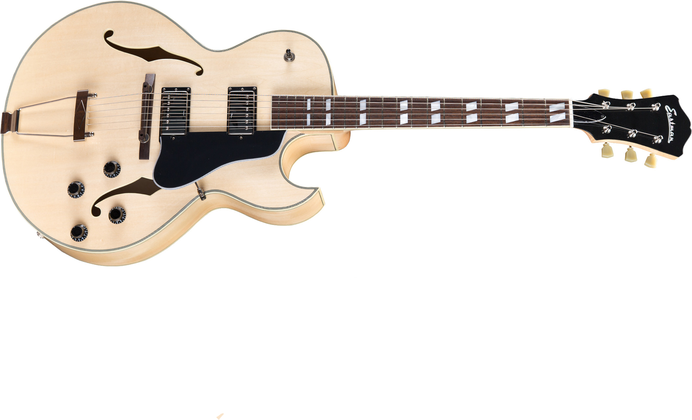 Eastman Ar372ce Archtop Laminate Tout Erable Rw +etui - Blonde - Hollow-body electric guitar - Main picture