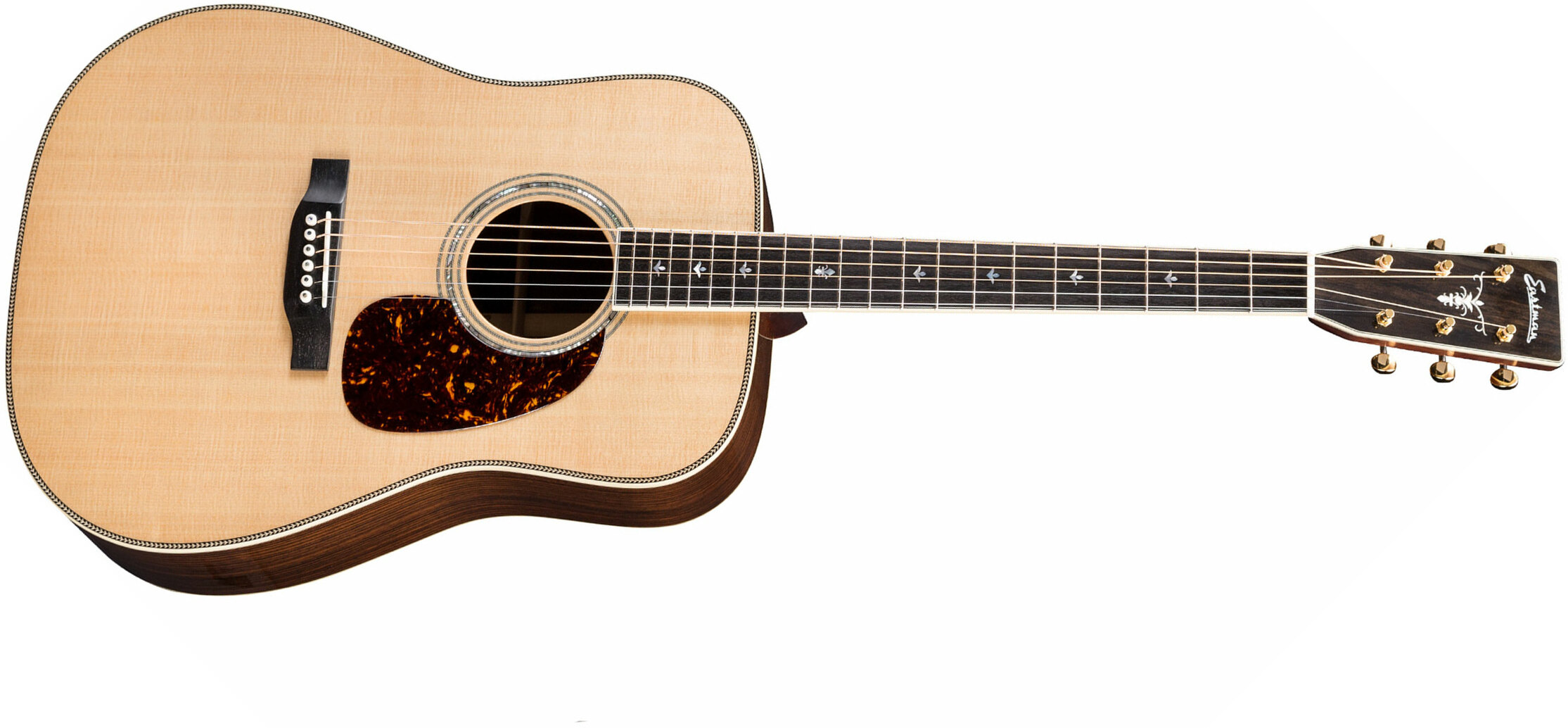 Eastman Dt30d Double Top Dreadnought Epicea Nomex Palissandre Eb + Etui - Natural - Acoustic guitar & electro - Main picture