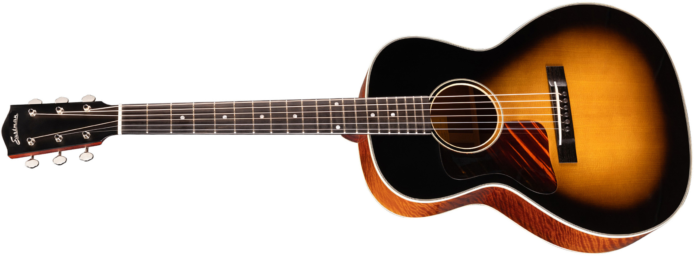 Eastman E10ooss Thermo-cure Lh Gaucher Oo Epicea Acajou Eb - Truetone Gloss Sunburst - Folk guitar - Main picture
